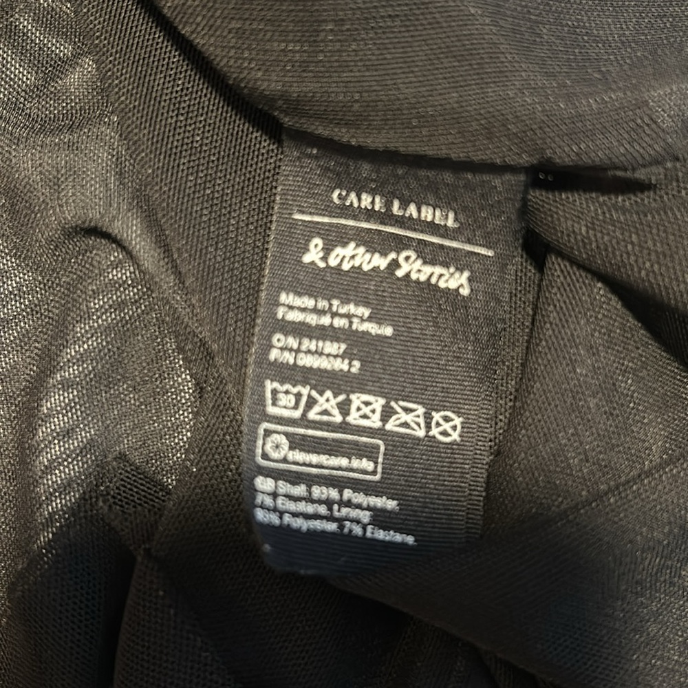 & Other Stories mesh fitted dress size 4 - Picture 9 of 9